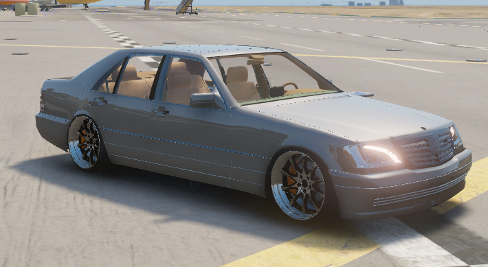 Mercedes-Benz W140 drift